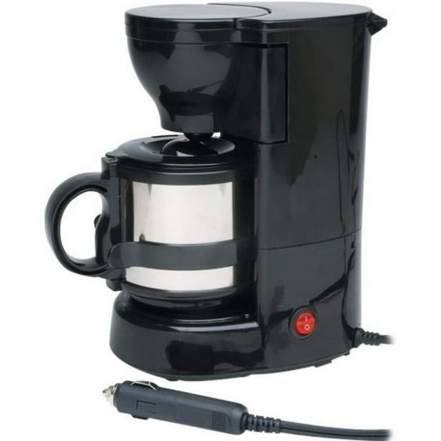 RoadPro 12Volt Coffee Maker with 16oz. Metal Carafe
