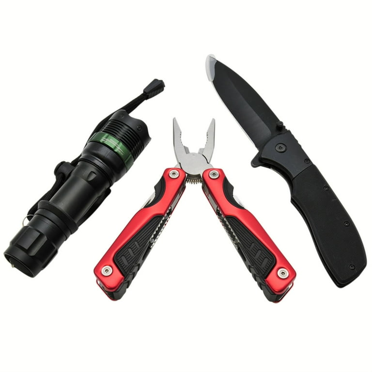 RoadPro ROADPRO 3PC TACTICAL TOOL SET - Walmart.com