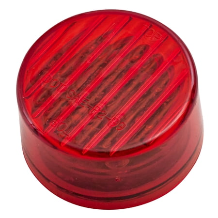 RoadPro 2-Inch Sealed Round LED Clearance & Marker Light with Durable Polycarbonate Housing