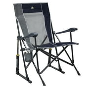GCI Outdoor RoadTrip Rocker Foldable Rocking Camp Chair, Indigo