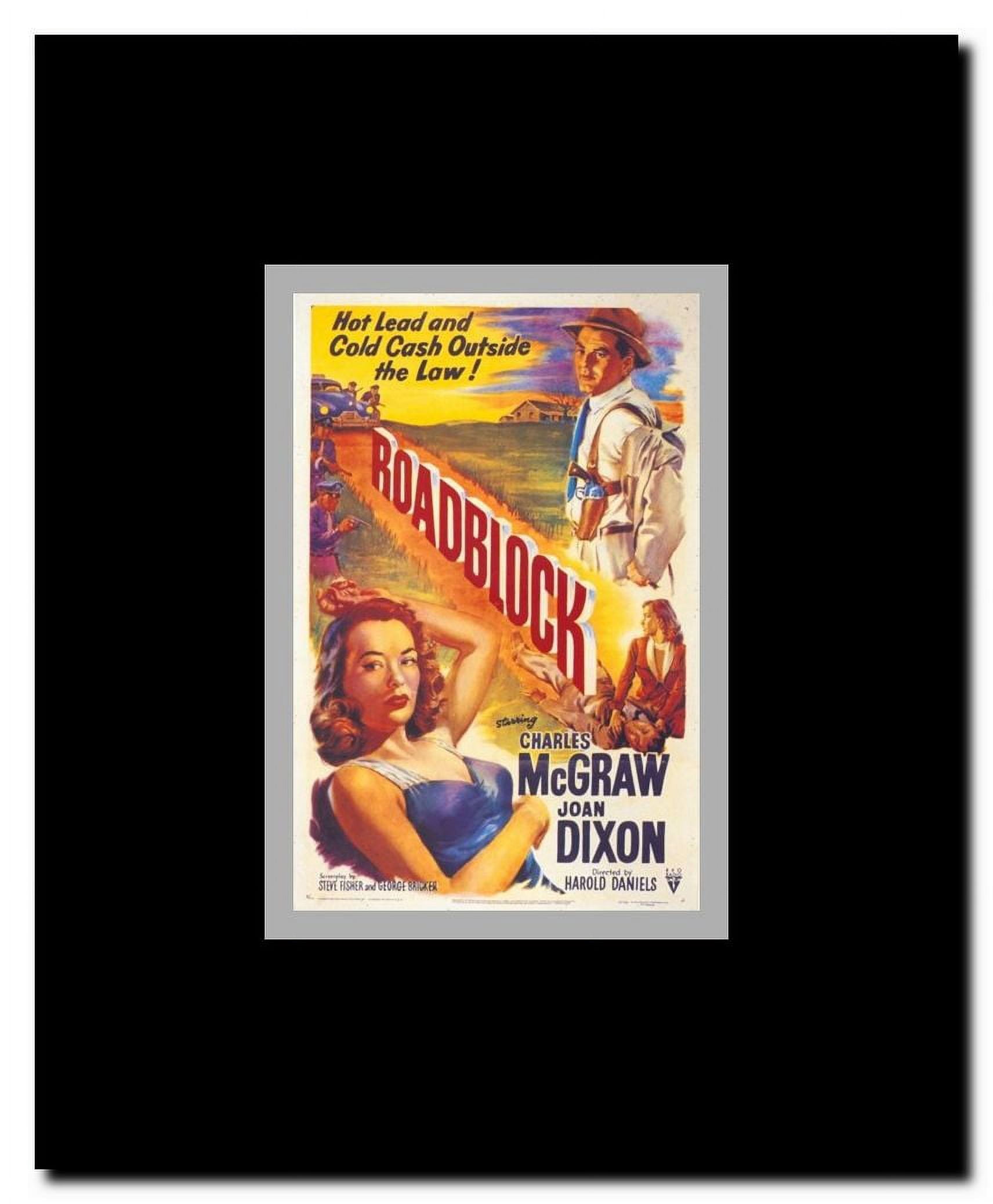 Roadblock Framed Movie Poster