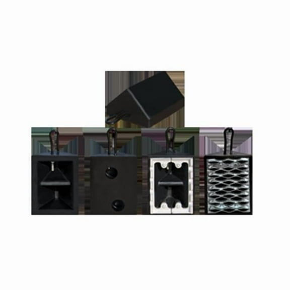 Checkers Industrial Safety Products RC450-CL Solid Bottom Wheel Chock