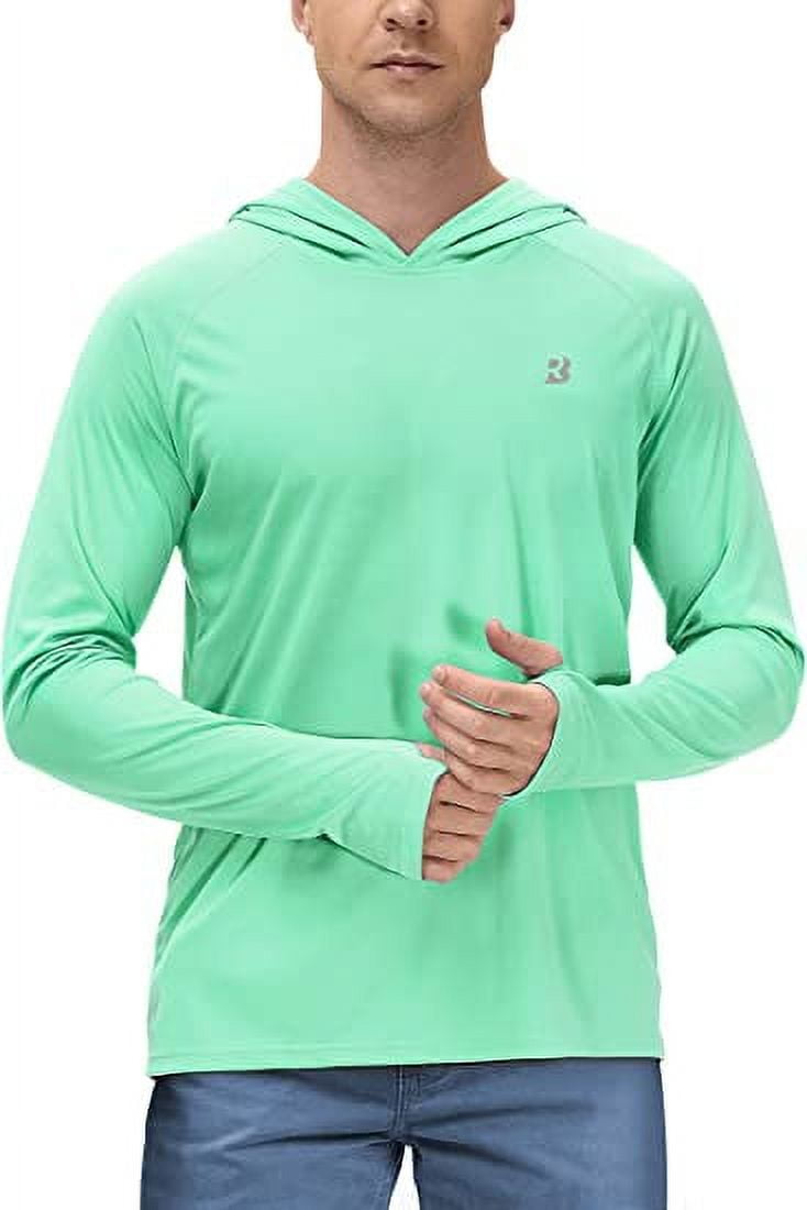 Roadbox Men UPF 50+ Long Sleeve Fishing Shirt UV Sun Protection Hoodie