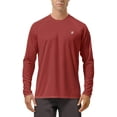 thumbnail image 1 of Roadbox Men's UPF 50+ UV Sun Protection Fishing Shirts Quick Dry Long Sleeve Loose Fit Tee Tops, 1 of 5