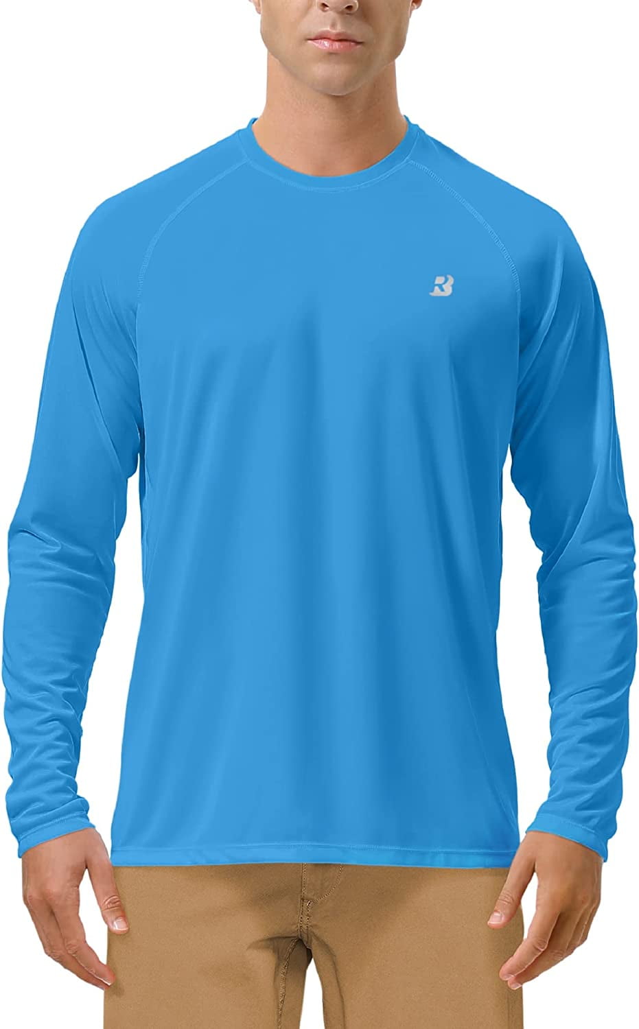 Roadbox Mens UPF 50+ UV Sun Protection Shirts Outdoor Long Sleeve SPF