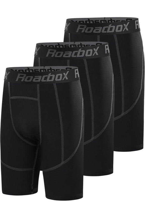 Youth Boys Compression Shorts - Spandex Athletic Kids Running Compression Underwear for Basketball Baseball Soccer