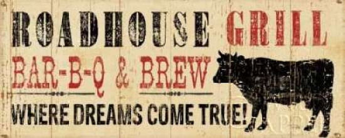Roadhouse Grill Canvas Art - Pela Studio (24 x 48)