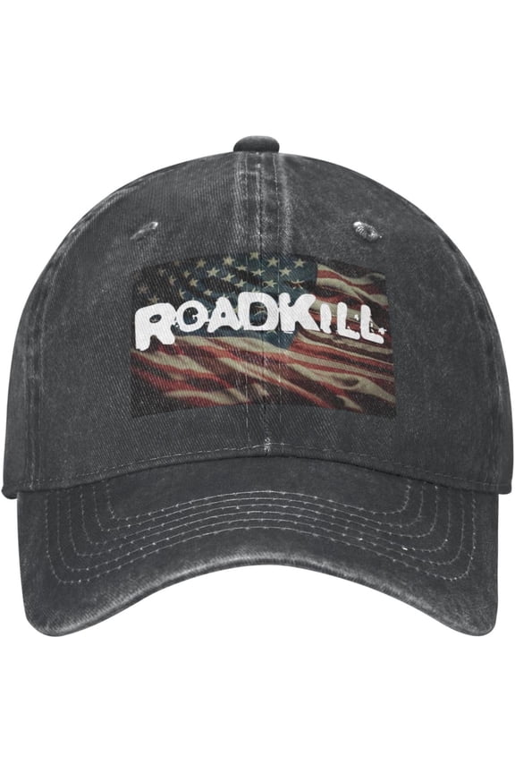 Roadkill Baseball Cap Adjustable Personalized Adult Sports Hats Black