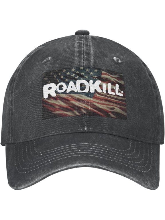 Roadkill Baseball Cap Adjustable Personalized Adult Sports Hats Black