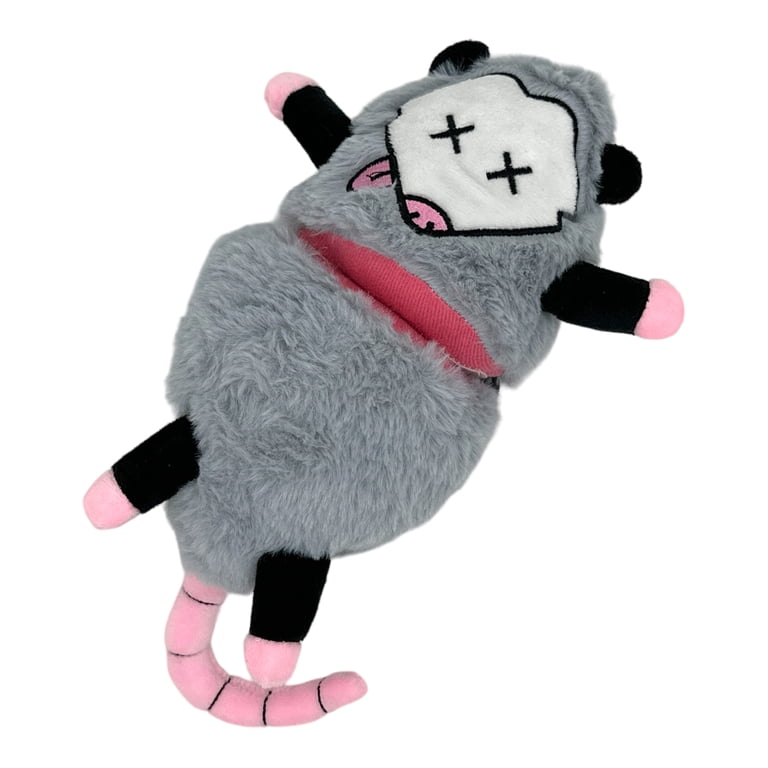 Roadkill Opossum Dog Toy Funny Dead Ran Over Possum Stuffed Chew