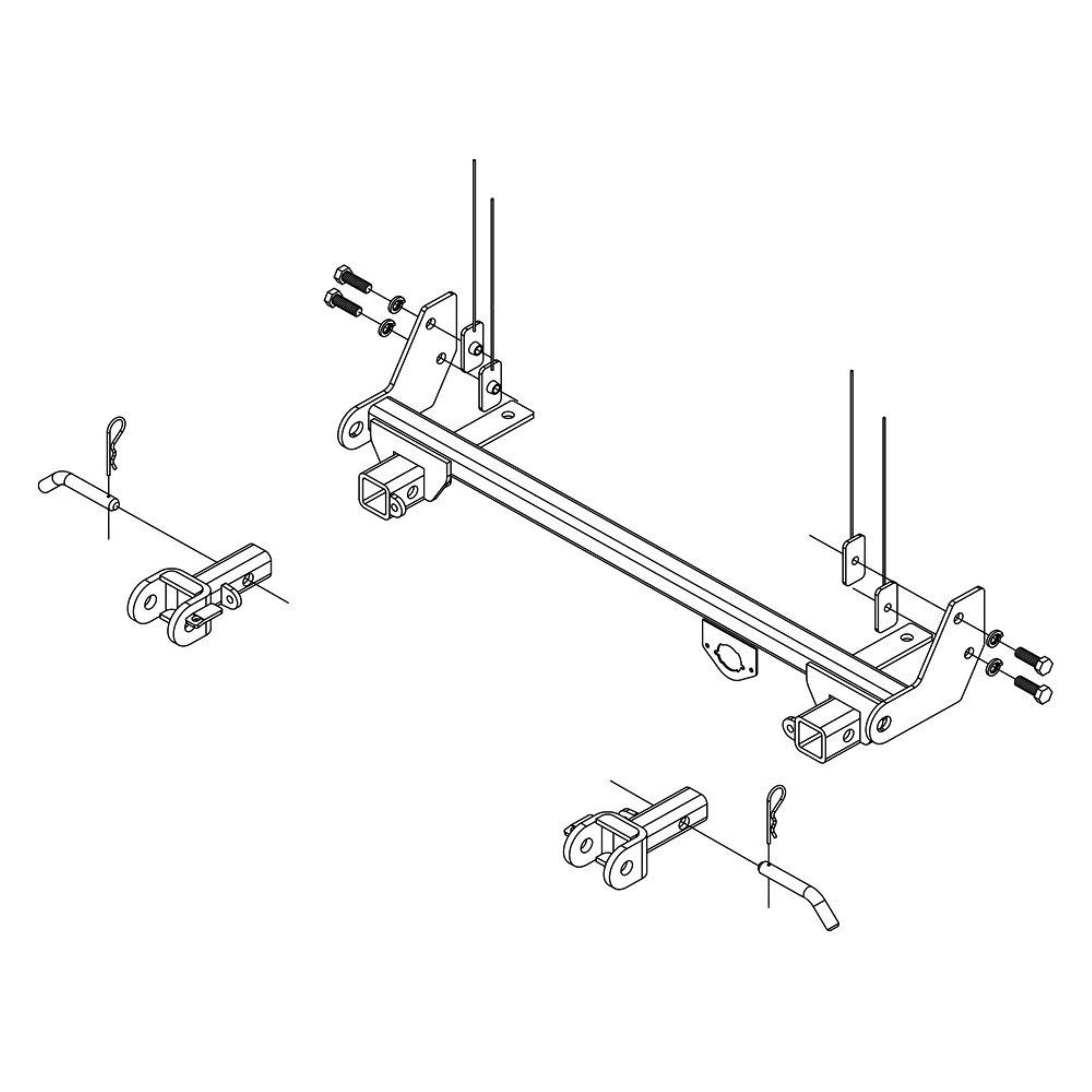 Roadmaster 2424.0044 Baseplate Mounting Bracket Hitch & Towing Parts & Sets