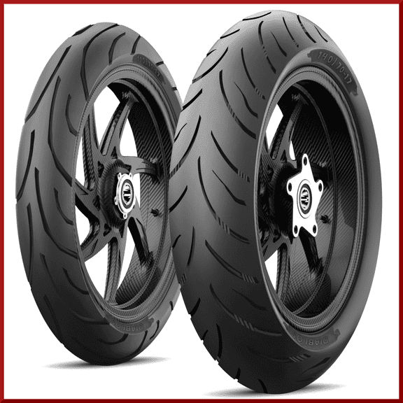 Roadmax Diablo 140/70-17 + 110/70-17 (75H) Motorcycle Tire SET (Front + Rear)