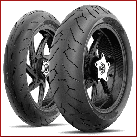Roadmax Diablo 160/60-17 + 120/70-17 (75H) Motorcycle Tire SET (Front + Rear)
