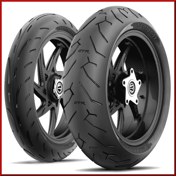 Roadmax Diablo 160/60-17 + 120/70-17 (75H) Motorcycle Tire SET (Front + Rear)