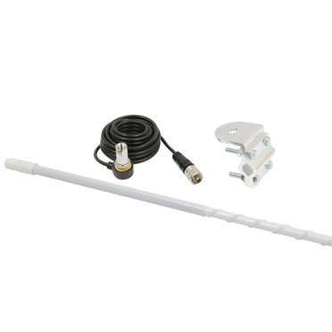 Roadpro 3ft CB Antenna Kit With 9ft Cable – Black, Model ProComm PAT-12