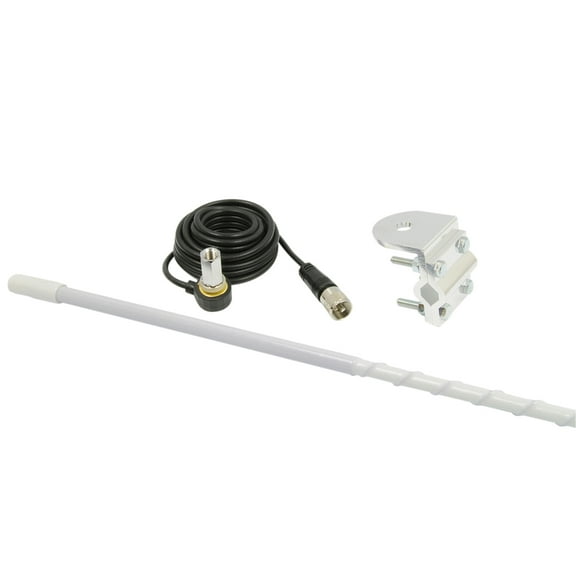 Roadpro 3Ft Cb Antenna Kit 1000W White