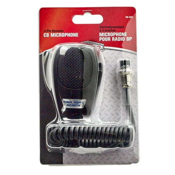 Roadpro 4-Pin Dynamic Cb Microphone Black