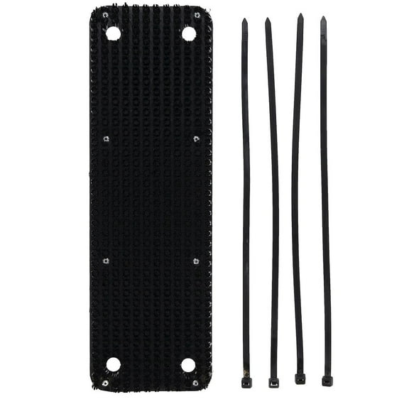 DAS COMPANIES Cab Step Mat RV Landing Step Boot Brush Mat Tractor Trailer Camper Truck-Black