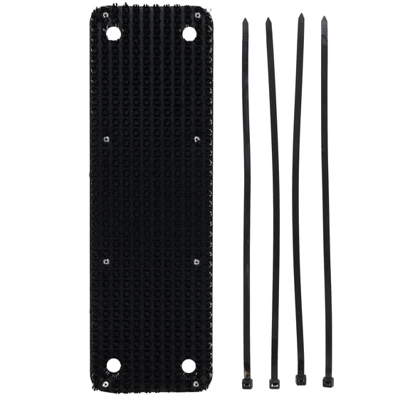 RoadPro Cab Step Mat RPCF6018 RV Landing Step Boot Brush Mat Tractor Trailer Camper Truck-Black