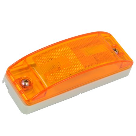 Roadpro Lights Lenses RP-46873 Turtleback Amber Sealed Light/6 .in X2 .