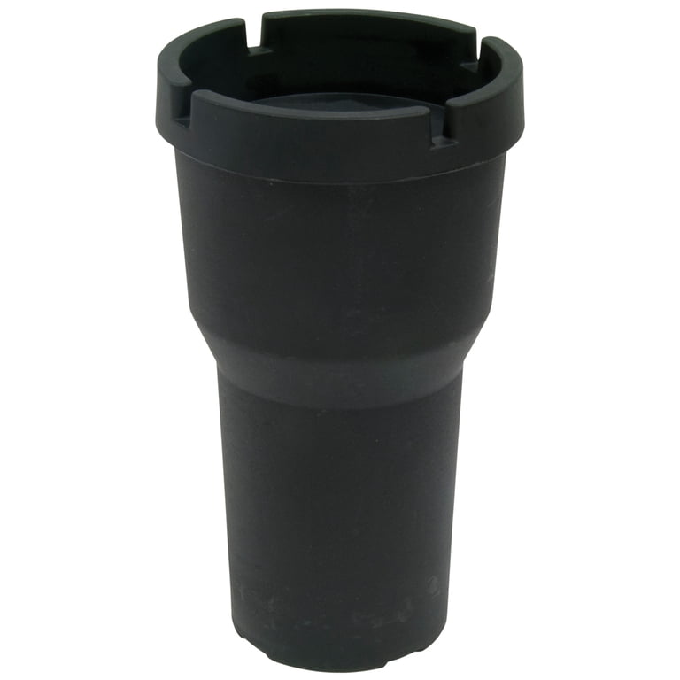 Large Smokeless Black Ashtray - Fits Most Cup Holders with