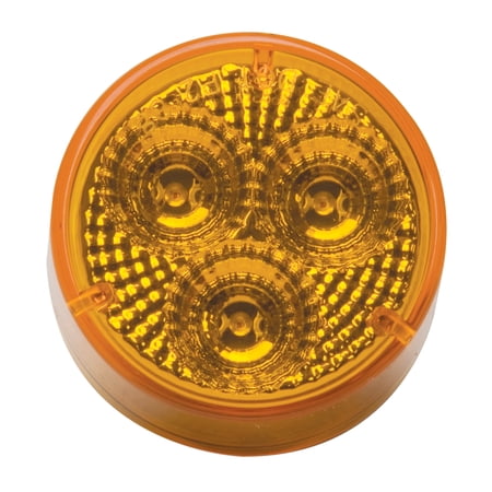 Roadpro Round Diamond Lens Sealed Automotive Clearance & Marker Light 2"