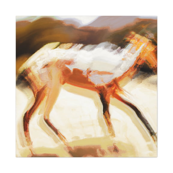 "Roadrunner at Dusk" - Canvas