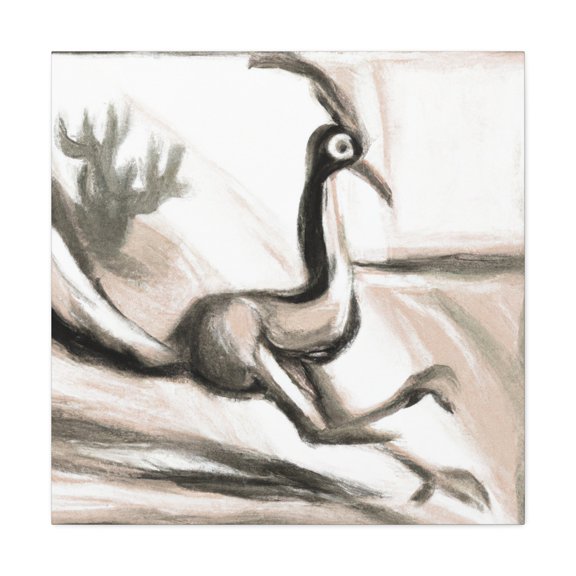 Roadrunner's Kinetic Hues - Canvas