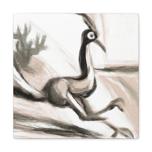 Roadrunner's Kinetic Hues - Canvas