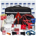 thumbnail image 1 of Roadside Deluxe Car Emergency Kit – Complete Car Essentials for Winter Car Kit | Includes Jumper Cables, Food & Water, Emergency Gear, and More, 1 of 8