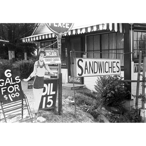 'Roadside Inn History (24 x 18)