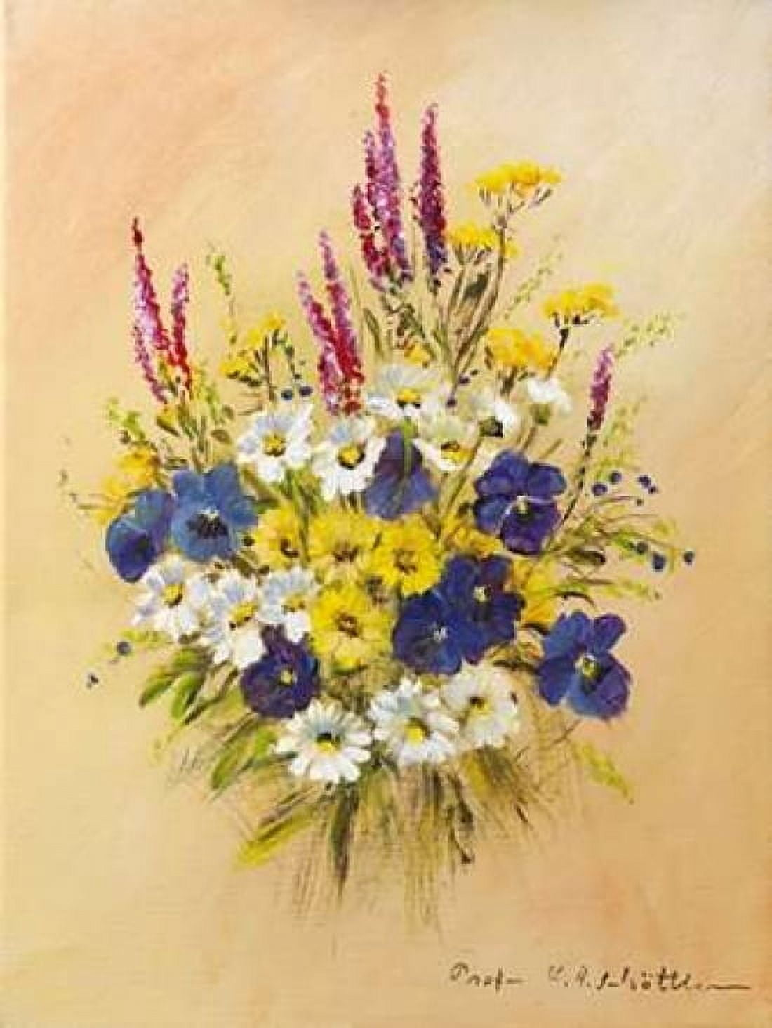 Roadside bouquet II Canvas Art - Katharina Schottler (18 x 24)