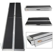 Roadstar 10ft Aluminum Multi-Folding Wheelchair Scooter Mobility Ramp Portable Non-Slip