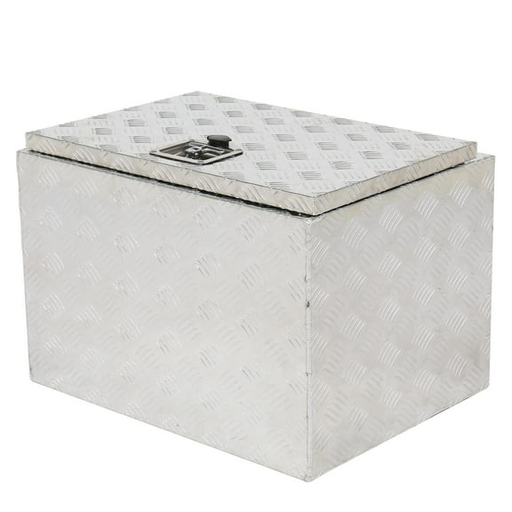 Roadstar 24" Aluminum Truck Pickup ATV Flatbed RV Storage Underbody Bed Tool Box Trailer Tongue with Keys