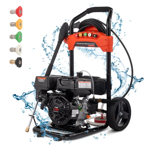 Roadstar 2700PSI Gas Pressure Washer with Soap Tank, EPA Compliant Power Cleaner