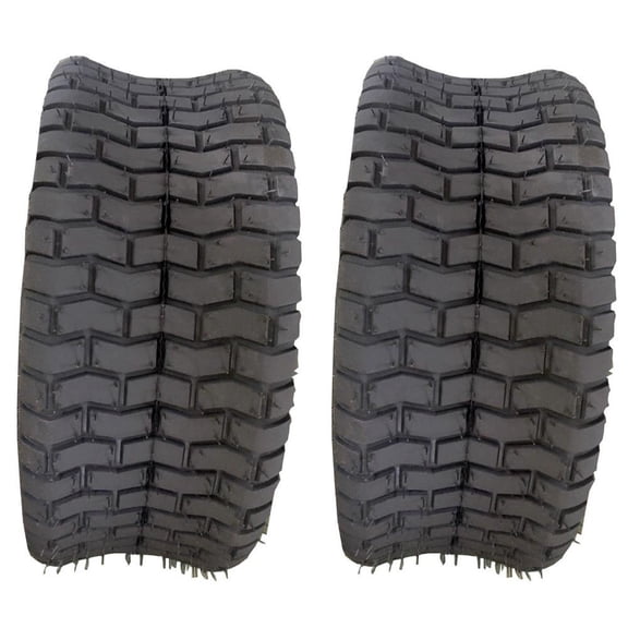Roadstar 2Pcs 16x6.50-8 Turf Tires 4 Ply Tubeless for Garden Tractor