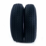 Roadstar 2pcs 4PR 4Lug 4.80x8 Trailer Tires with Rim