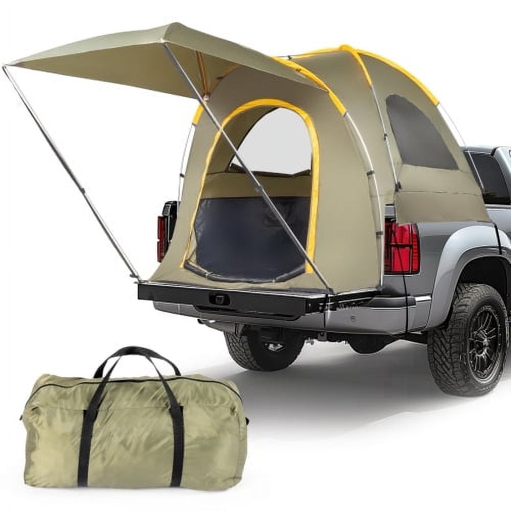 Roadstar 5.2ft-5.8ft Pickup Truck Tent, 2-Person Truck Bed Tent with ...
