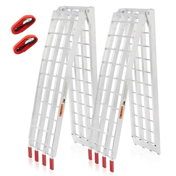 Roadstar 7.5FT 1500LBS Loading Ramps for Pickup Trucks, UTV, Dirt Bike, Lawn Mowers, Motorcycle, 2PCS
