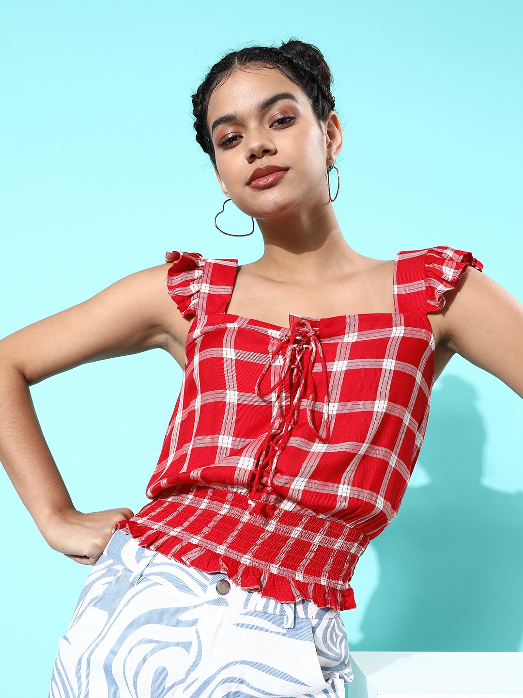 ladies top on myntra