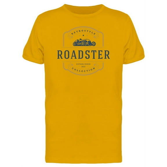 Roadster Retrostyle T-Shirt Men -Image by Shutterstock, Male x-Large