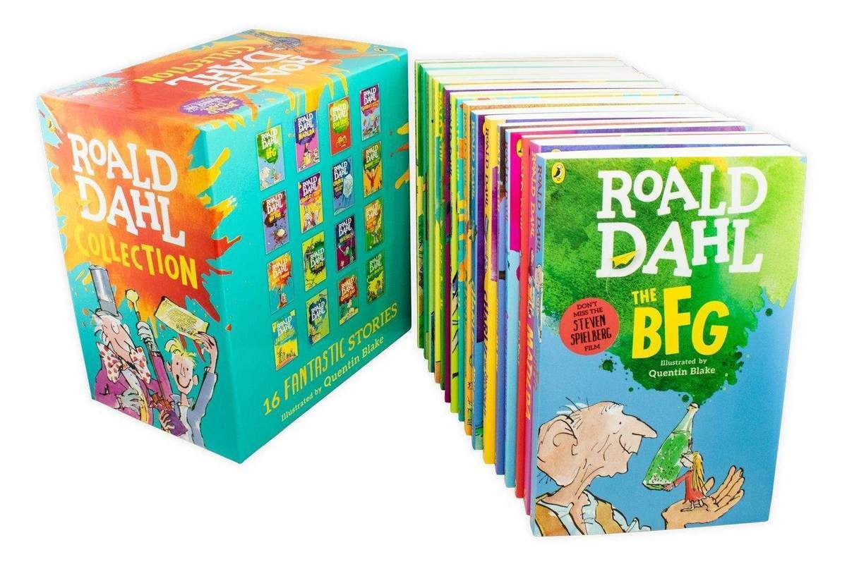 Roald Dahl 16 Book Collection Box Set of Classics - Written by Roald