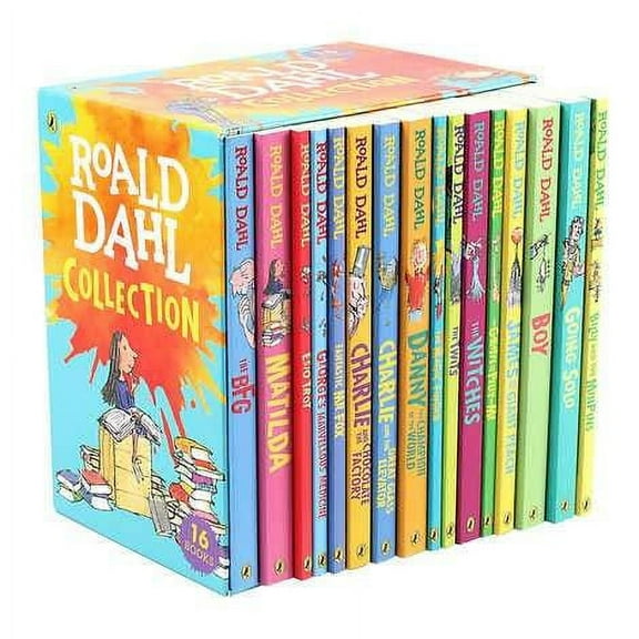 Roald Dahl Collection: 16 Book Box Set, (Paperback)