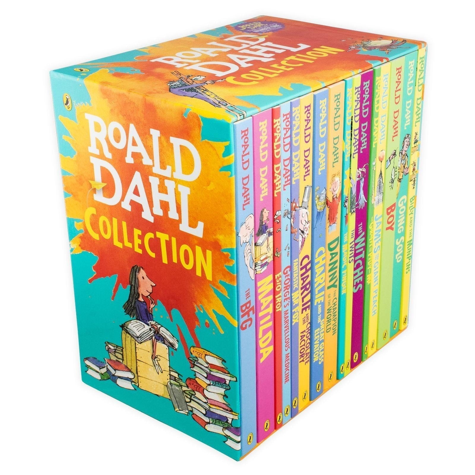 Roald Dahl Children's Books Collection 16 Books Set The Witches Matilda  Esio Tro