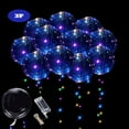 thumbnail image 1 of Roam Rider 30 Pack LED Bobo Balloons，Light Up Led Balloons Clear Helium Bubble Bobo Glow Balloons with Flashing String Lights for Party Birthday Wedding Decoration (Multi Color Light), 1 of 8