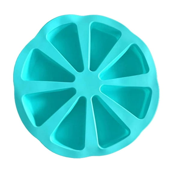 RoamHome 8-Cavity Silicone Cake Mold - Non-Stick Baking Pan for Cupcakes, Muffins & Desserts - Oven/Microwave/Dishwasher Safe (11x1.6in) - Thickened Blue Silicone Mold for Bakers & Professionals