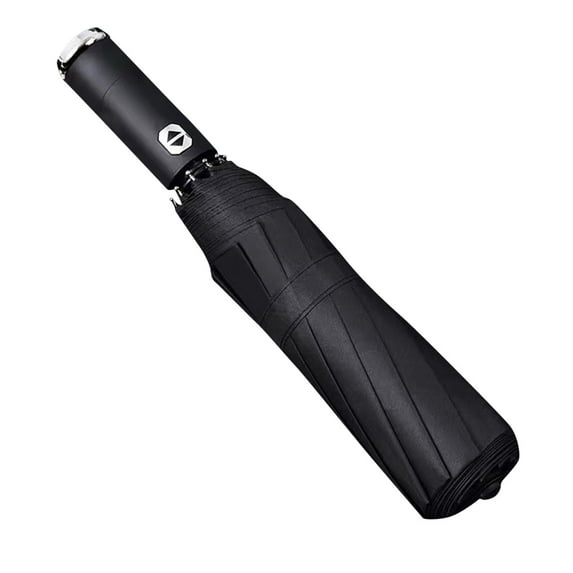 RoamHome Automatic LED Flashlight Umbrella with 180° Rotatable Light & Windproof 10-Rib Design - UPF50+ Sun Rain Protection for Travel Hiking Commute, Men Women Adults