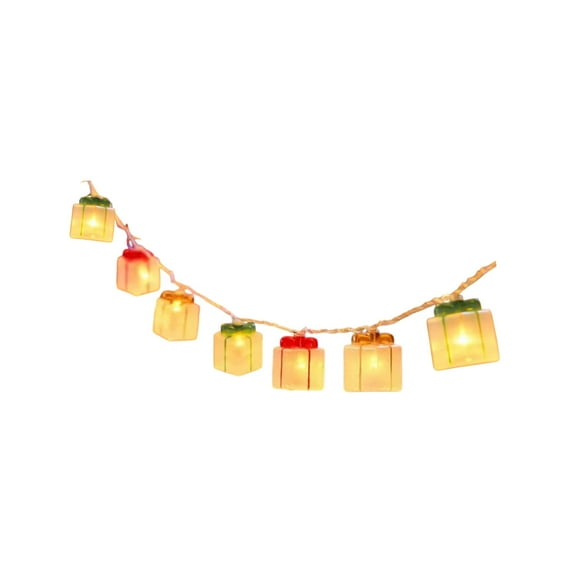 RoamHome Christmas LED String Lights Gift Box - Multicolor Holiday Party Lights with Battery Power, Waterproof & Safe Decorative Lights for Home, Indoor & Outdoor Use