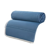 RoamHome Double-Sided Cooling Quilt & Summer Air Conditioning Blanket - Breathable All Seasons Bedding for Hot Sleepers | Machine Washable 39x60in Lightweight Quilt for Home/Gift