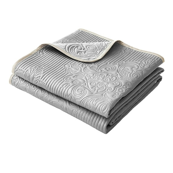 RoamHome Knitted Cooling Quilt & Summer Air Conditioning Blanket - Double-Sided Cooling Tech for Hot Sleepers & Students | Ultra Breathable 59x79in Lightweight Bedding for Dormitory